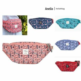 🔥 พร้อมส่ง 🔥 new....Disney x anello Let’s Travel belt bag Limited Edition Collection