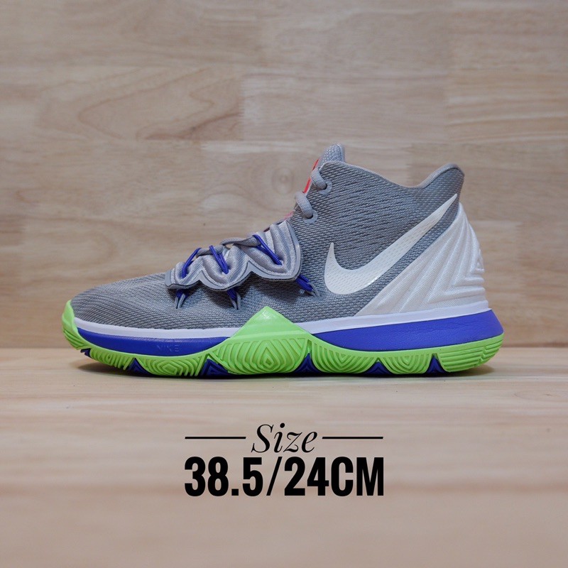 รองเท้ามือสอง size 38.5 Nike Kyrie 5 GS Wolf Grey/White-Lime Blast