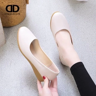 มีไซส์ 42 💙 DRESSACUTE รองเท้าคัชชูส้นสูง หนังเทียมนิ่ม 6898 / 6899 / OY135