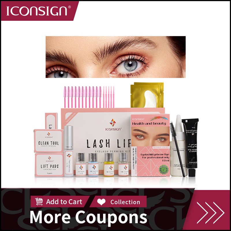 ICONSIGN Upgrade Version Lash Lift Kit & Eyelash Brow Dye Tint Set