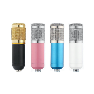 ไมค์ ไมค์อัดเสียง BM800 ไมค์ไลฟ์สด คอนเดนเซอร์ Pro Condenser Microphone พร้อม ขาตั้งไมค์โครโฟน / COCO-PHONE