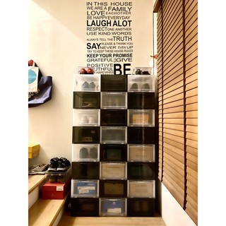 Simplify-กล่องรองเท้า Shoe Box คละสี (ขาวและดำ) (891 บาทได้ 6 กล่อง)