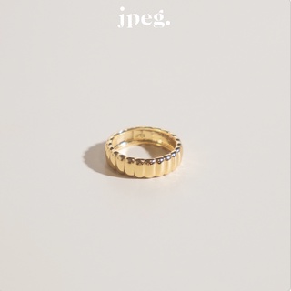 round ring (Brass+18K)