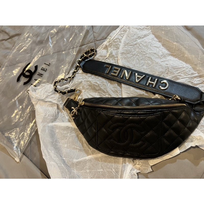 ส่งต่อ กระเป๋า Chanel Waist Bag คาดอก ส่งฟรี