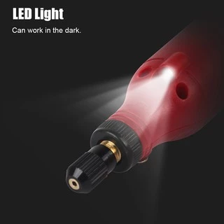 Kiprun ชุดเครื่องมือสว่านไฟฟ้าไร้สาย 3.7V 15000rpm ความเร็ว 5 ระดับ ชาร์จ USB