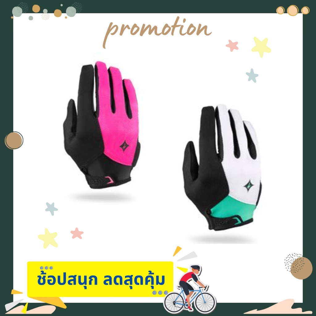 ถุงมือสำหรับปั่นจักรยาน สำหรับผู้หญิง GLOVE BG SPORT LF WOMEN