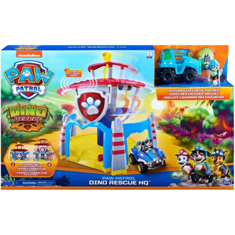 Paw Patrol Dino Rescue Headquarters HQ Playset