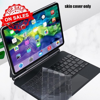 1Pc Transparent/black Tpu Keyboard Cover Protective Case for Apple Magic Keyboard Ipad Pro 11 / S3U1