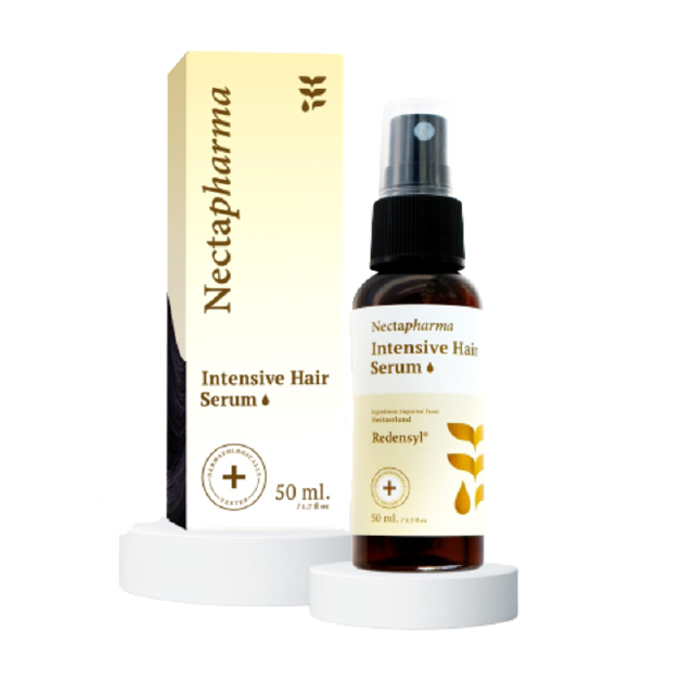 Intensive Hair Serum เซรั่ม ลดผมร่วง ผมบาง เพิ่มผมใหม่ จาก Nectapharma บำรุงผม ปลูกผม หัวล้าน Nectahair ไบโอติน zinc