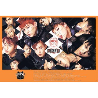 โปสเตอร์ วง ดนตรี BTS วงบีทีเอส วงเกาหลี โปสเตอร์ติดผนัง โปสเตอร์สวยๆ poster