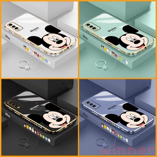 เคส Vivo Y12S เคส Vivo Y20S เคส Vivo Y20 เคส Vivo Y20sG เคส Vivo Y12A เคส Vivo Y20 2021 โทรศัพท์มือถือลายกล้องดิสนีย์มิกกี้สําหรับ MQ