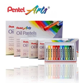 PENTEL สีชอล์กเพนเทล มี 12/16/25/36/50 สี