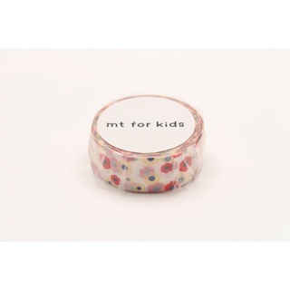 mt masking tape motif flower (MT01KID004) / เทปตกแต่งวาชิ ลาย motif flower แบรนด์ mt masking tape ประเทศญี่ปุ่น