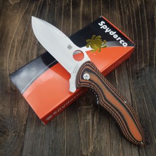 ( 🚚 มีสินค้าพร้อมส่ง 🚚 ) มีดพับ Spyderco สวย ถึกสุดใจ งานดีงามคมกริบ (ถ่ายจากสินค้าจริง)