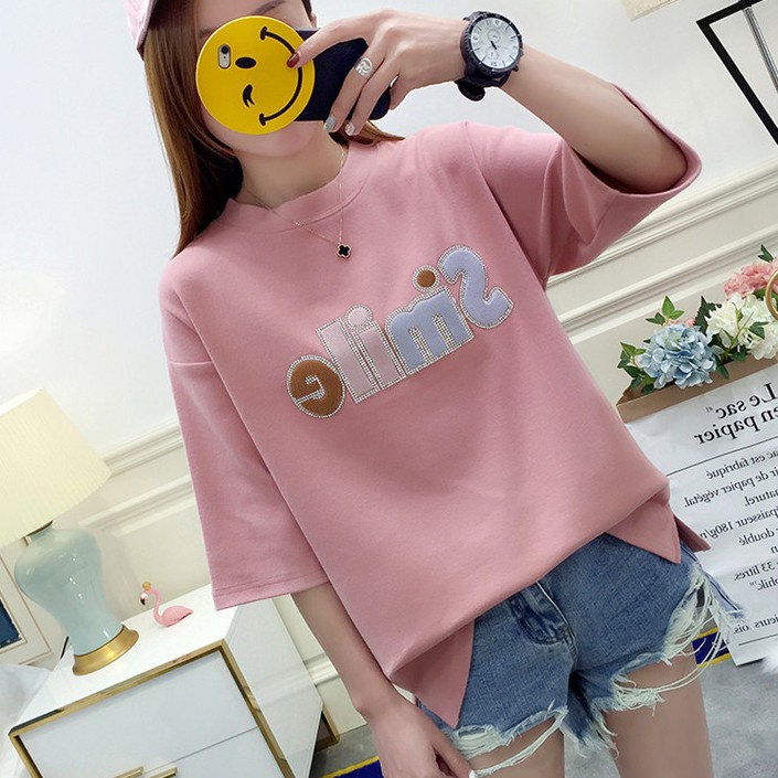 FBAShop เสื้อคอกลมงานปักเลื่อมวิบวับๆ ดูสวย ดูแพงในราคาหลักสิบค่ะ พี่ขาาา