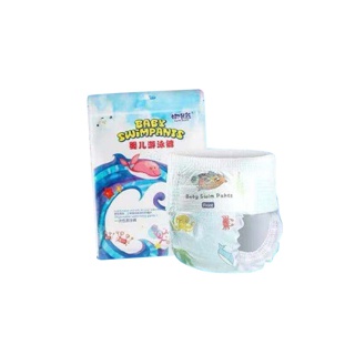 PPs---pampersทั่วไปสำหรับทารกชายและหญิงแพมเพิสว่ายน้ำ ผ้าอ้อมว่ายน้ำ แพมเพิสเล่นน้ำ ว่ายน้ำเด็ก ใส่สบาย ไม่บวมน้ำ