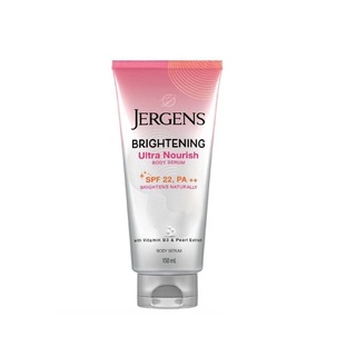 ซื้อ1แถม1Jergens brightening ultre nourish body serum spf 22 pa++ 150 ml