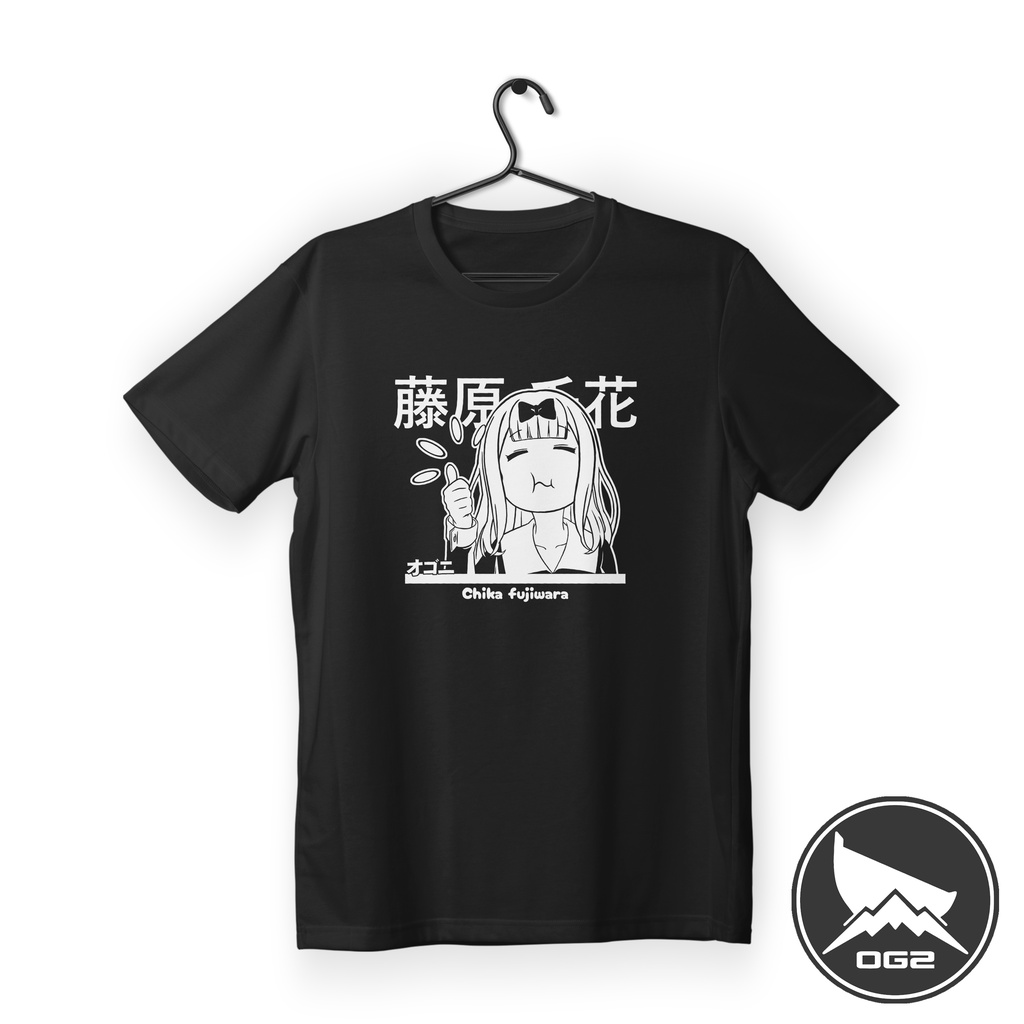 เสื้อยืดอนิเมะ Chika fujiwara kaguya sama love is war waifu A168 OG2 2A A เสื้อ