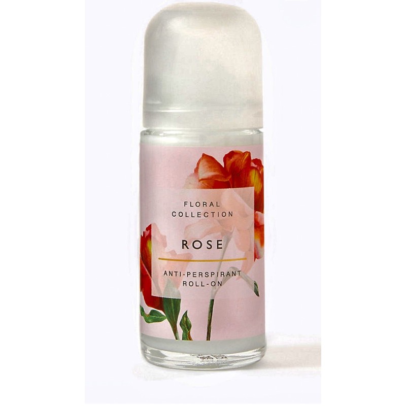 โรลออน M&S ระงับกลิ่นใต้วงแขน แพ็คเกจใหม่ ขวดแก้ว หอม หอม 50 ml. *พร้อมส่ง*