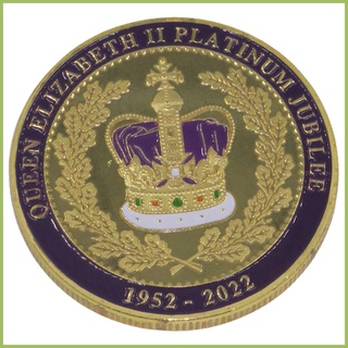 เหรียญที่ระลึก Queen Elizabeth Queen of England 1952-2022 Royal Souvenir Coins Grief on Her Majesty yunkth