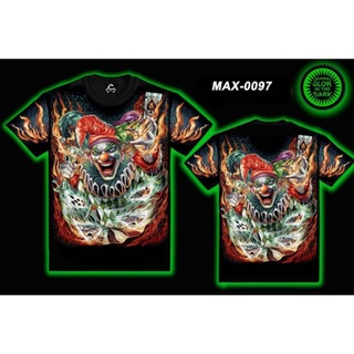 เสื้อยืด คอกลมแขนสั้นสกรีนลายเต็มตัวเรืองแสง ผู้หญิง ผู้ชายใส่ได้ลายเทๆ💥สินค้าอัพเดตทุกวันสนใจสอบถามได้💋