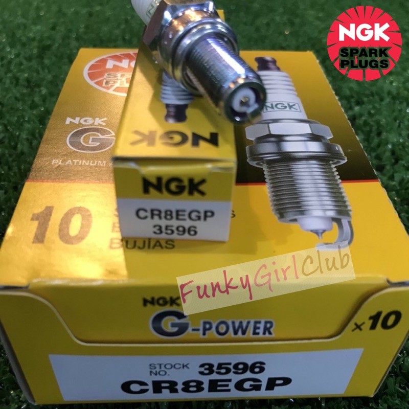 CR8EGP NGK G-Power Spark Plug สําหรับ Yamaha Y16ZR Y15ZR FZ150 R25 VS125 FX125 FX150 BELANG Y15 Y16