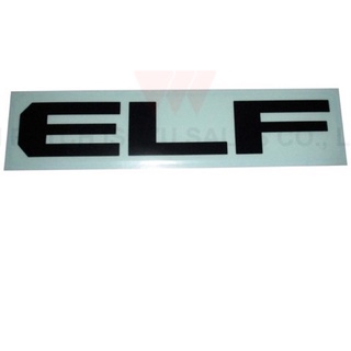 สติ๊กเกอร์ "ELF" NPR NLR/NMR สีดำเข้ม แท้