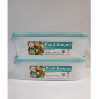 พร้อมส่ง !!  JCJ กล่องอาหารเหลี่ยม FOOD KEEPER N1441 6.25 ลิตร 1 กล่อง กล่องถนอมอาหาร