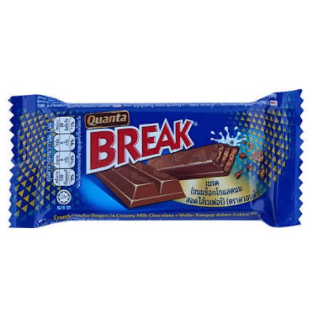 (แพ็ค24ห่อ)ช็อกโกแลต Quanta BREAK 3F