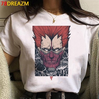 เสื้อยืดสีขาวเสื้อยืดลําลอง แขนสั้น พิมพ์ลาย Dr.stone Dorohedoro พลัสไซซ์ สีขาว แฟชั่นฤดูร้อน สไตล์ฮาราจูกุ สําหรับผู้ชา