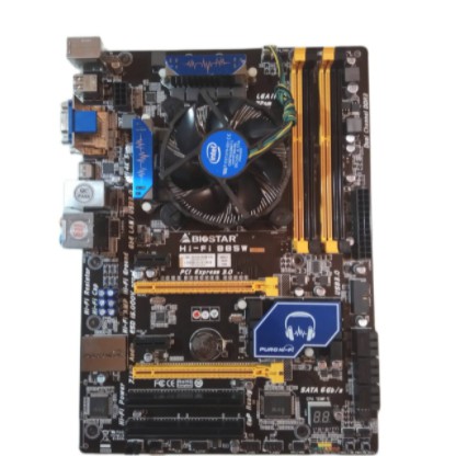 Core i3-4130 พร้อม Mainboard Biostar Hi-Fi B85W /LGA 1150 DDR3  Intel B85 (LGA1150) DDR3 สินค้าสภาพสวย
