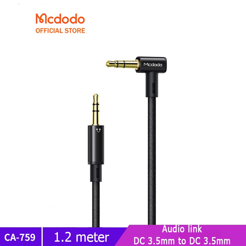 Mcdodo 3.5mm Jack Audio Cable Jack 3.5mm Male to Male Aux Cable Car