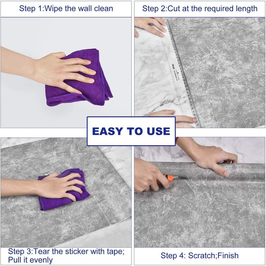 วอลเปเปอร์ลายปูนเปลือยหน้ากว้าง 60 ราคาต่อ 1 เมตร เนื้อนูน - รูปที่ 3