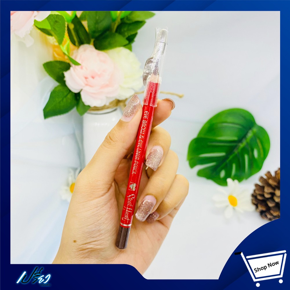 SWEETHEART สวีทฮาร์ท ดินสอแดงมีกบ Sweet Heart Eye Brow & Eyeliner Pecil - รูปที่ 3