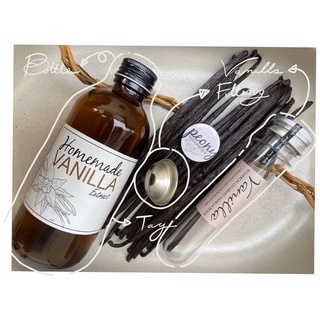 ฝักวนิลาแท้ และ ชุดสกัดกลิ่นวนิลา Vanilla Extract kit โปรดระวังร้านเลียนแบบ ร้านหลักต้อง peony.vanilla.homeherb เท่านั้น