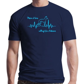 เสื้อยืดผ้าฝ้ายพิมพ์ลายคลาสสิก พร้อมส่ง เสื้อยืด พิมพ์ลาย Theart Hunde Hund Heartbeat Podencos Podenco Mein Herz Siviwon