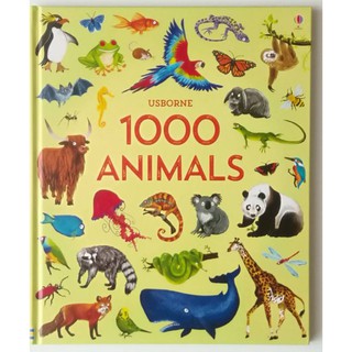 1000 Animals ของแท้นำเข้าจากประเทศอังกฤษ เหมาะสำหรับ 3 ขวบ+  ปกแข็ง