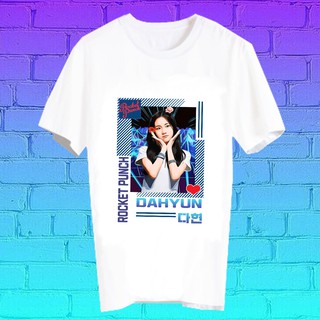 เสื้อยืดดารา เสื้อยืด Fanmade เสื้อแฟนเมด เสื้อยืดคำพูด เสื้อแฟนคลับ ศิลปินเกาหลี KP74 - ดาฮยอน Dahyun Rocket Punch