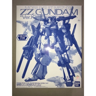 Bandai Gundam MG 1/100 ZZ Gundam KA Ver Clear Color Model Kit