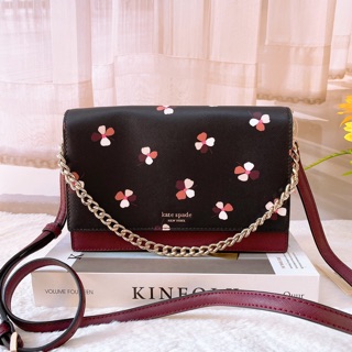 บาท Kate spade Convertible Crossbody Cameron Dusk Buds Ditsy WKRU6372 (Black Multi)