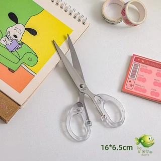 YOYO กรรไกรสำนักงาน กรรไกรด้ามพลาสติก มี 2 ขนาดให้เลือกเหมาะกับงาน scissors