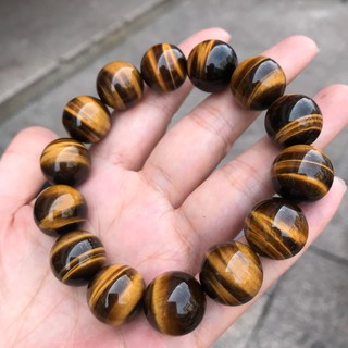 A goods natural tiger eye stone handchain semi-finished product round bead scatt