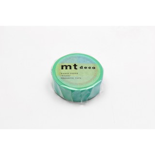 mt masking tape fluorescent gradation blue x yellow (MT01D460) / เทปตกแต่งวาชิ ลาย fluorescent gradation blue x yellow แ