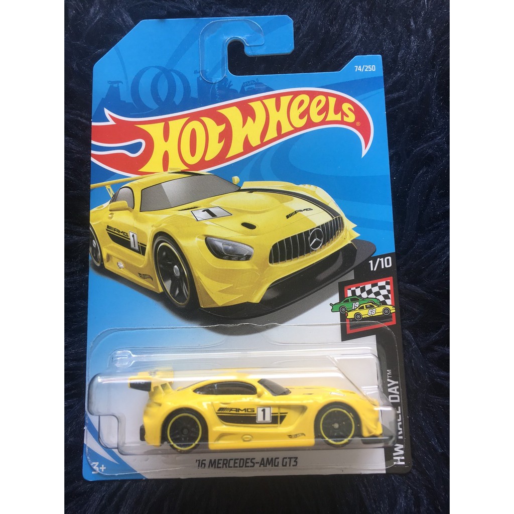 โมเดลรถเหล็ก Hotwheels 16 MERCEDES-AMG GT3