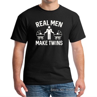 เสื้อยืดผ้าฝ้าย เสื้อยืดแขนสั้น พิมพ์ลาย Make Twins Father To Be Dad สําหรับผู้ชายตั้งครรภ์