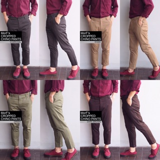 Cropped Chino Pants กางเกง Chino ขา5ส่วน