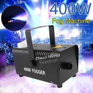 【ส่งจากไทย】Smoke Fog Machine 400w เครื่องทำควัน ควบคุมด้วยรีโมทและแบบปุ่มกด ดิสโก้สีสันเครื่องสูบบุหรี่มินิ LED