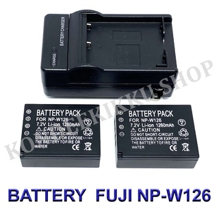 NP-W126 / W126 / W126S Battery and Charger For Fujifilm X100F,XA10,XA7,XA5,XA3,XA2,XA1,XE2,XE2S,X-Pro1,X-Pro2,X-Pro3,XT1