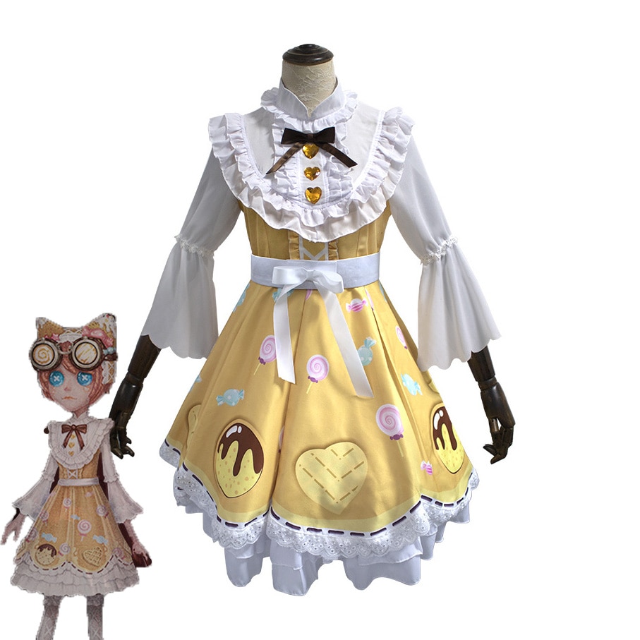 New Identity V Cosplay Costume Mechanic Candy Girl Costume Cosplay Sweetie Lolita Dress Party Daily Dress Costume Full Set
