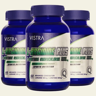 ถูกที่สุดดดด Vistra L-Arginine Plus L-ornitine 60s #3 กระปุก